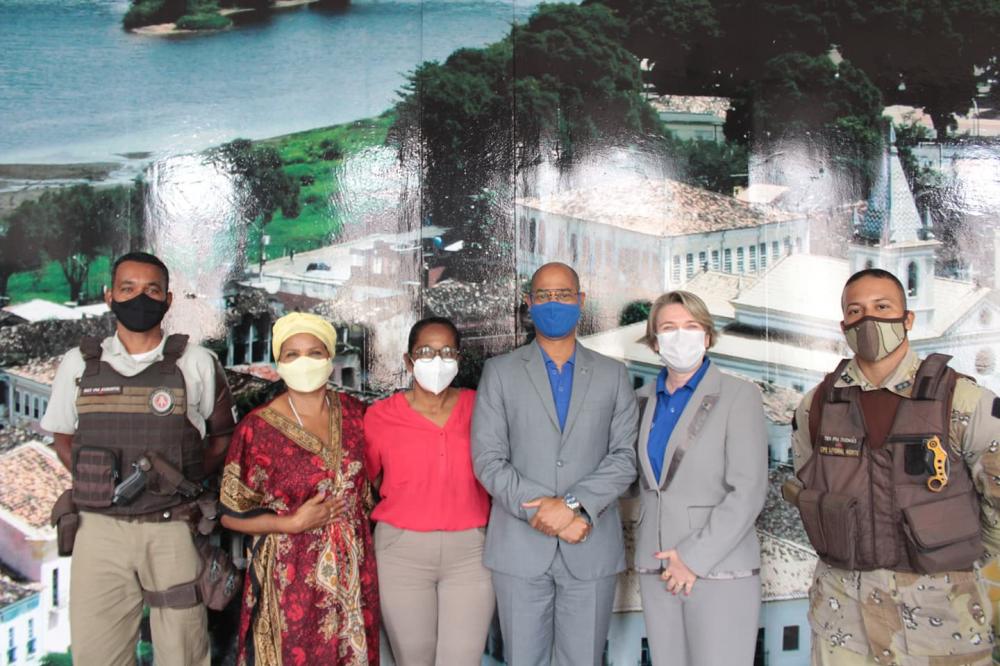 Prefeita Eliana Gonzaga se reúne com representantes da Secretaria de Segurança Pública para ações de proteção em áreas de conflito