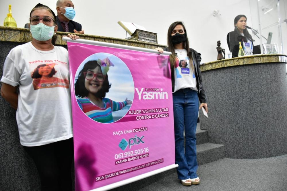 Campanha 'Todos por Yasmin' chega à Câmara Municipal