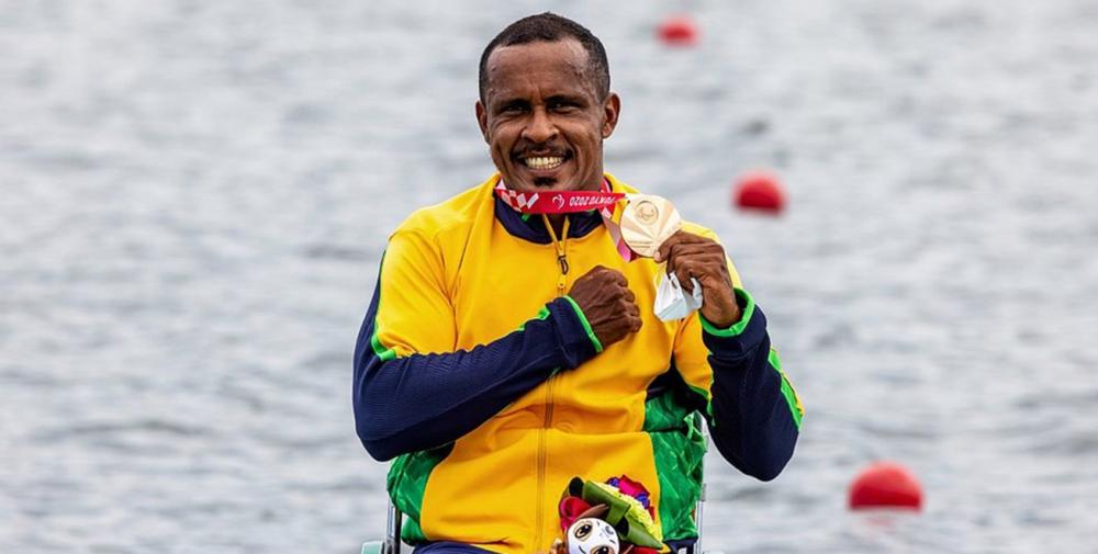 Colbert Filho recebe o paratleta de remo Renê Pereira nesta sexta-feira