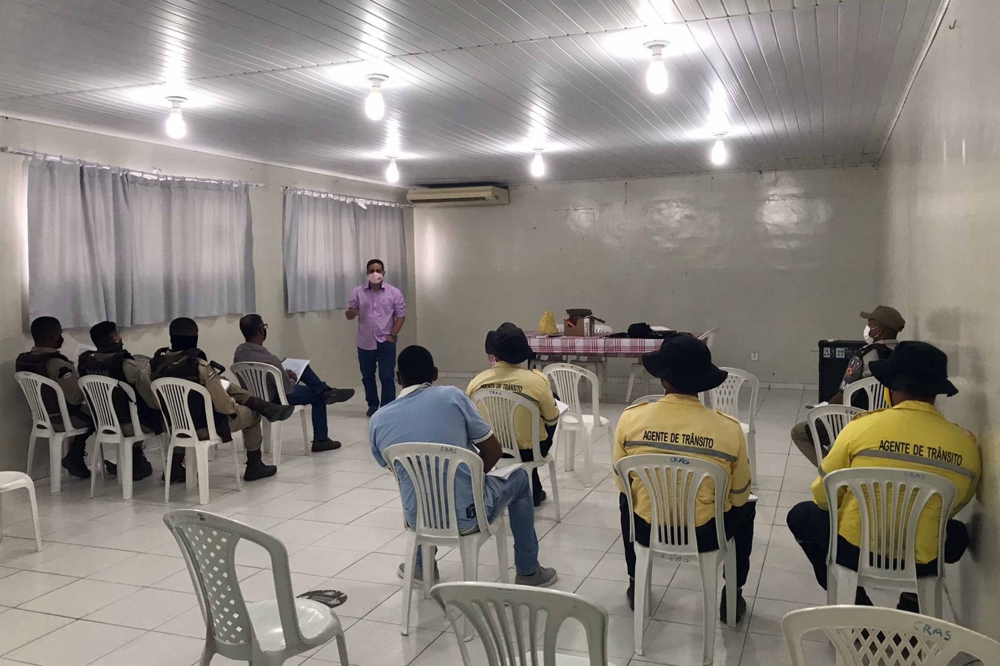 Agentes de trânsito e policiais militares passam por capacitação na Semana Nacional de Trânsito