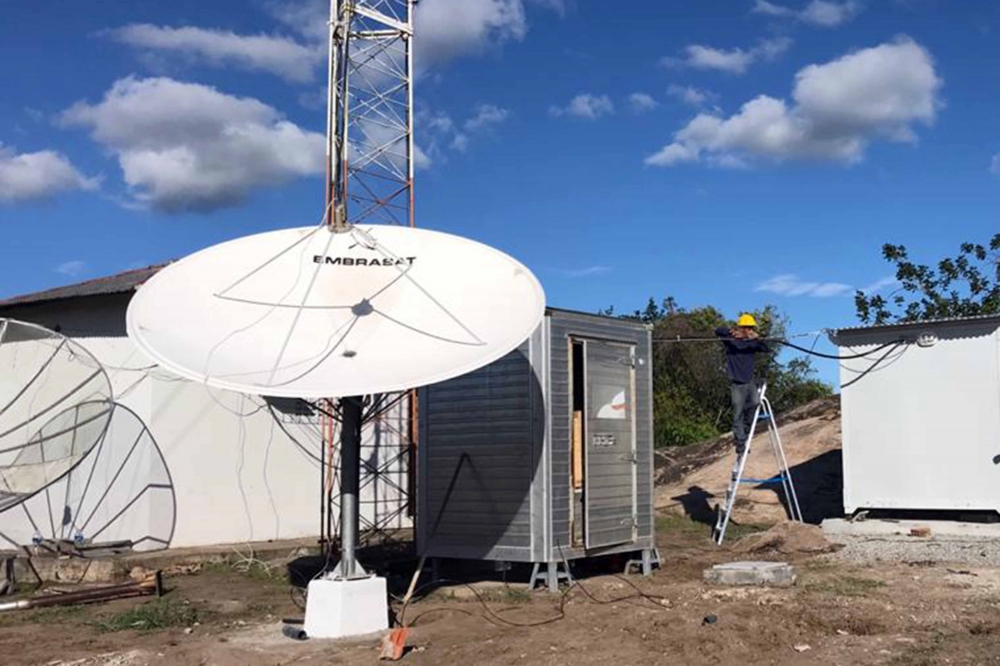 Defeito em ar condicionado impossibilita retransmissão dos canais de TV