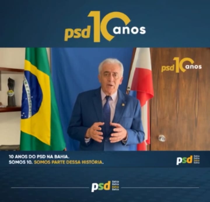 Otto Alencar comemora os dez anos do PSD na Bahia