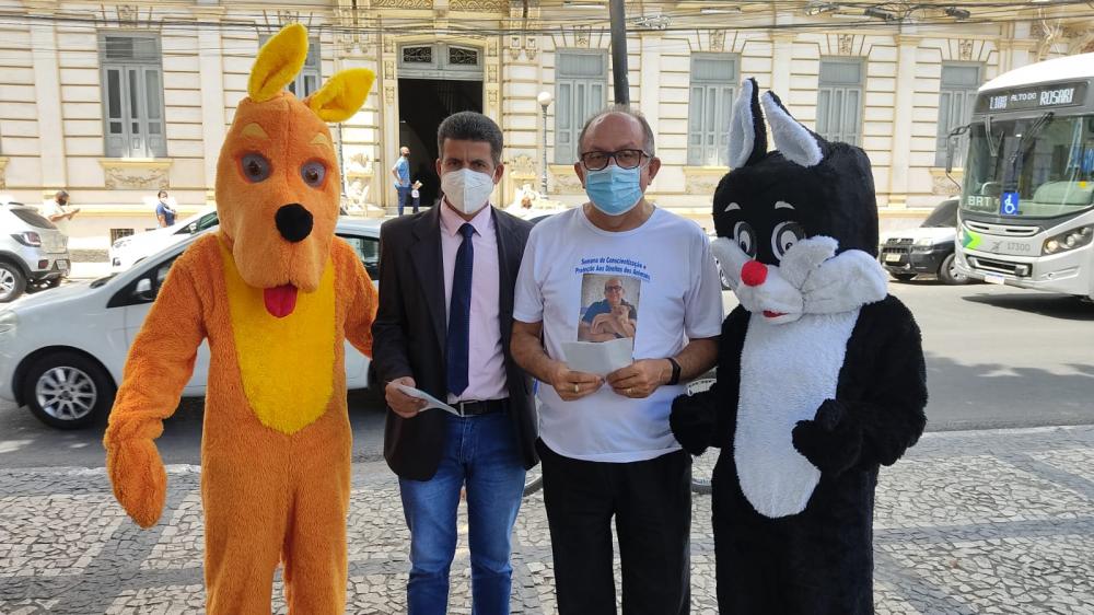 José de Arimatéia faz ação para comemorar Semana de Conscientização e Proteção aos Direitos dos Animais 