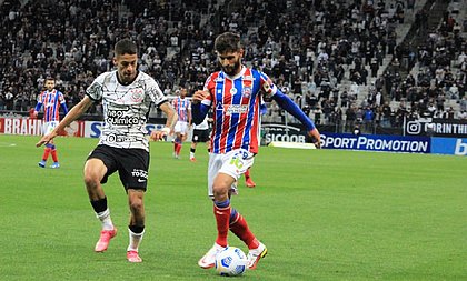 Bahia sai na frente, mas leva virada do Corinthians e continua na zona