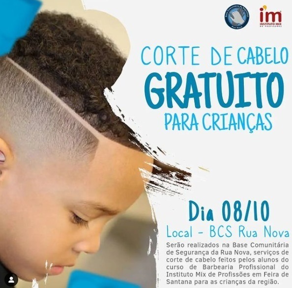 BCS ofertará corte de cabelo em Feira de Santana