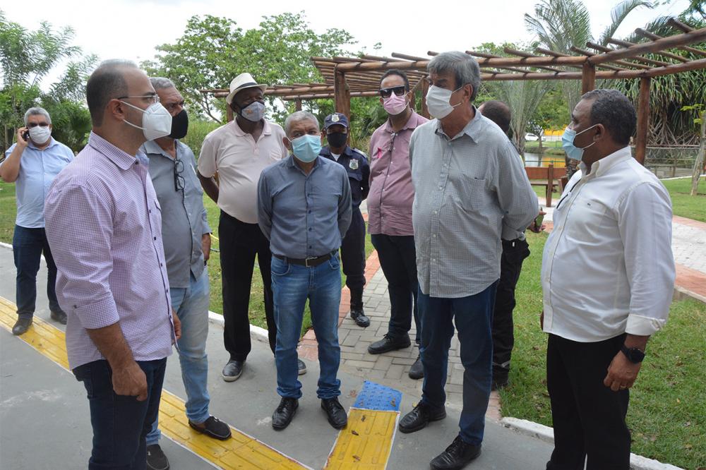 Prefeito visita Parque da Lagoa e reabertura à comunidade é neste domingo
