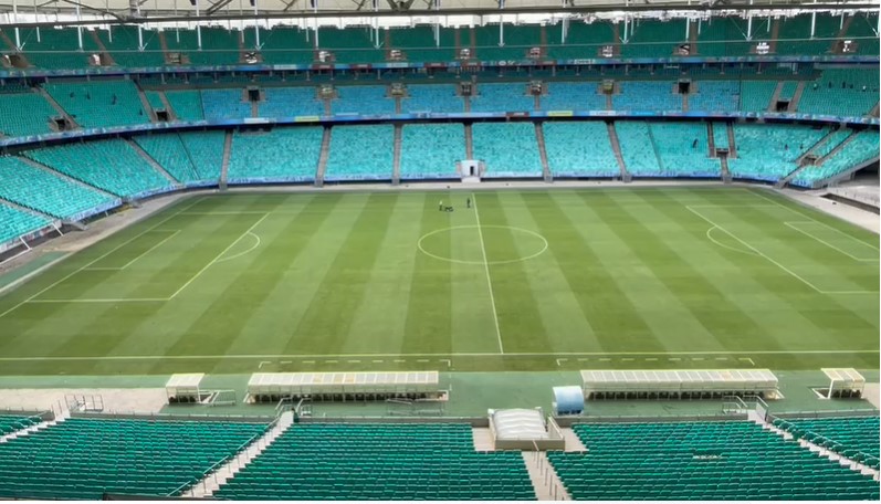 Decreto amplia para 50% a capacidade de público em estádios na Bahia