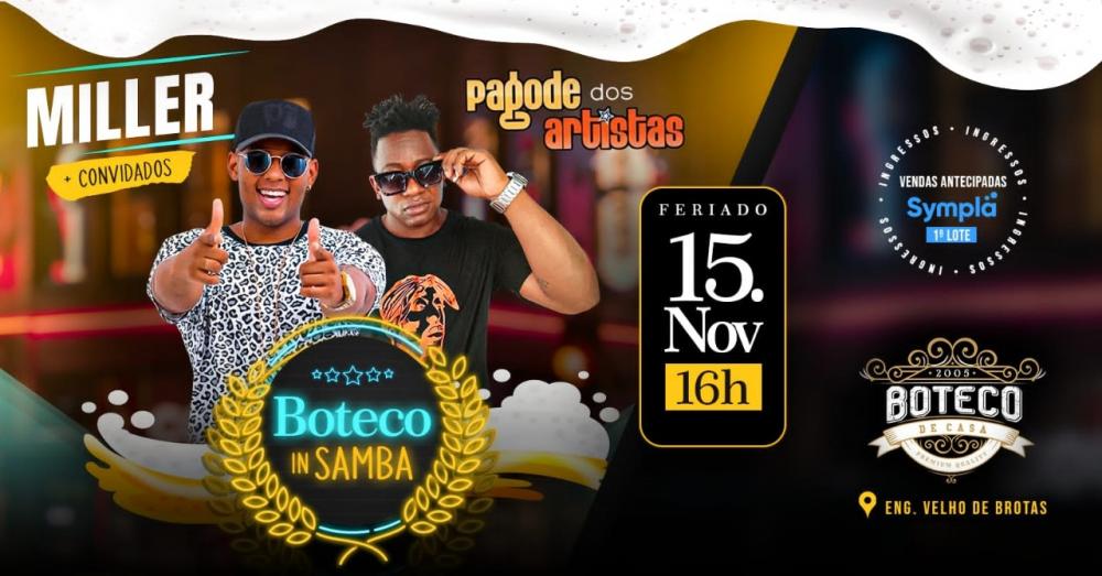 Boteco in Samba marca a volta da cultura musical no bairro do Engenho Velho de Brotas