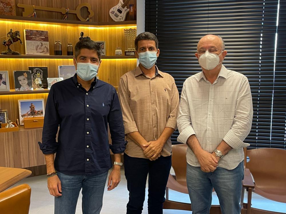 Petrônio Lima participa de encontro com ACM Neto e José Ronaldo em Salvador