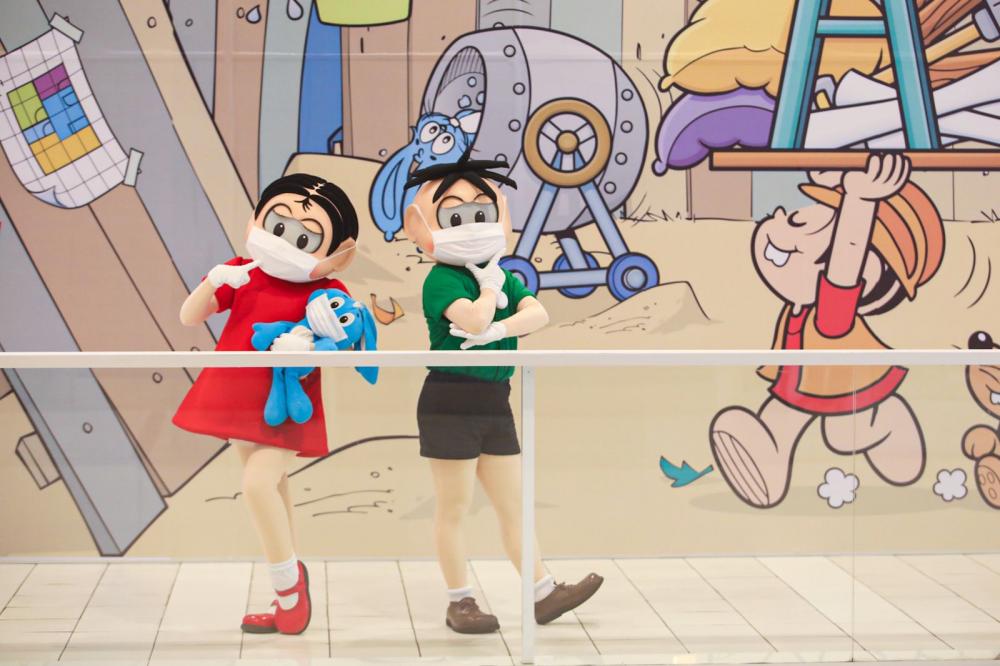 Estação Turma da Mônica é a nova atração fixa do Shopping Paralela, em Salvador