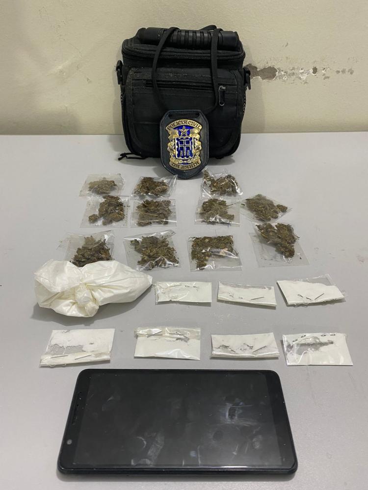 Homem é preso por tráfico em Conceição do Jacuípe