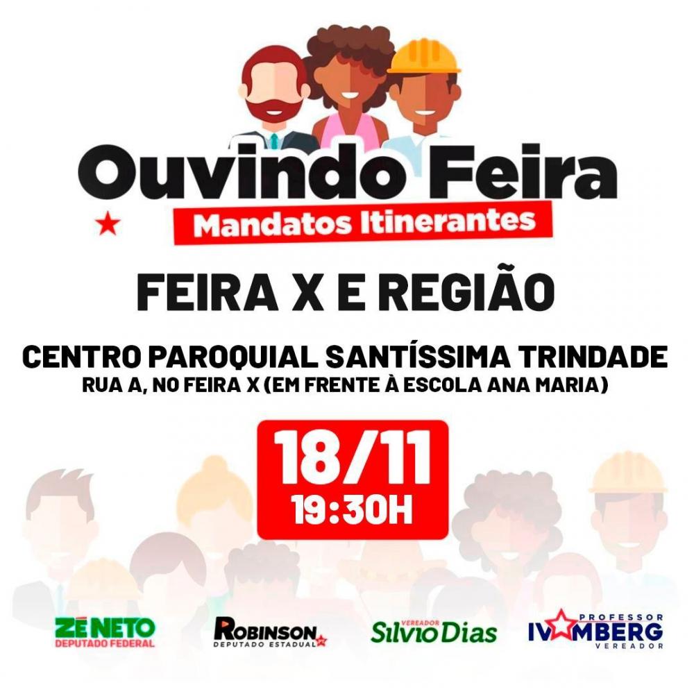 Feira X recebe a Caravana Ouvindo Feira nesta quinta (18)