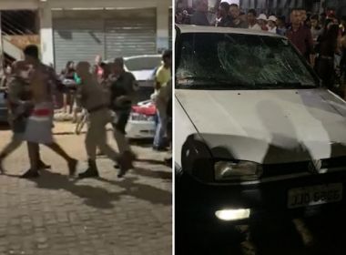 Dezoito pessoas ficam feridas após homem avançar carro contra multidão