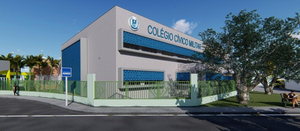 Avança licitação para construção da nova sede da Escola Cívico-Militar Municipal