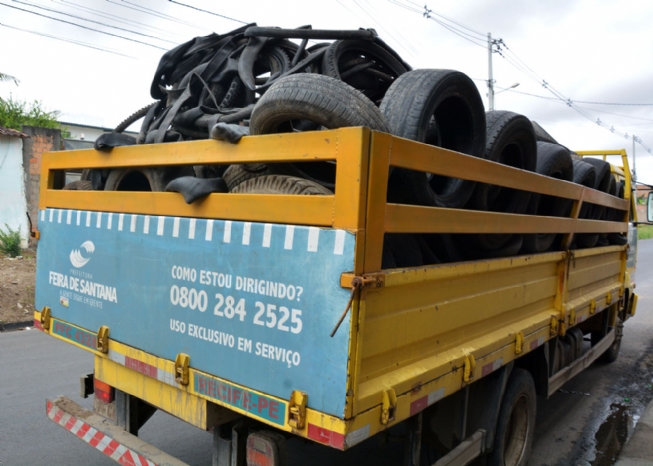 Vereador denuncia que pneus descartados são recolhidos por uma reformadora de pneus