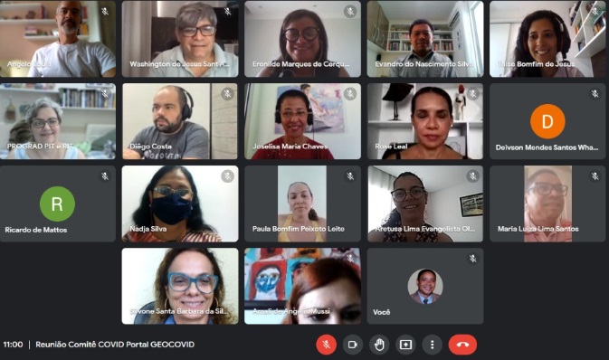 Comitê Gestor da Covid da Uefs e pesquisadores analisam dados do Portal Geocovid e discutem estratégias de retomada presencial