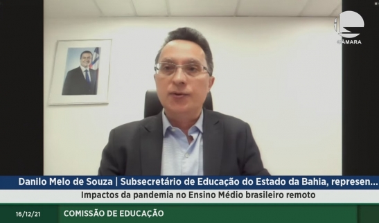 SEC participa de audiência da Câmara dos Deputados sobre impactos da pandemia no Ensino Médio