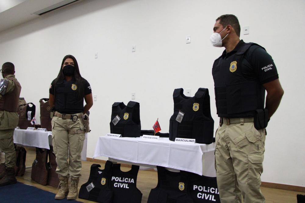 SSP entrega 5,5 mil coletes balísticos para Polícias e Bombeiros