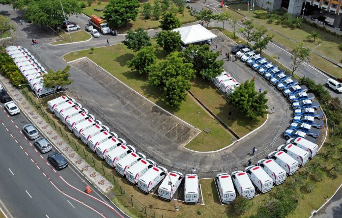 Ambulâncias e viaturas reforçam saúde e segurança pública na Bahia
