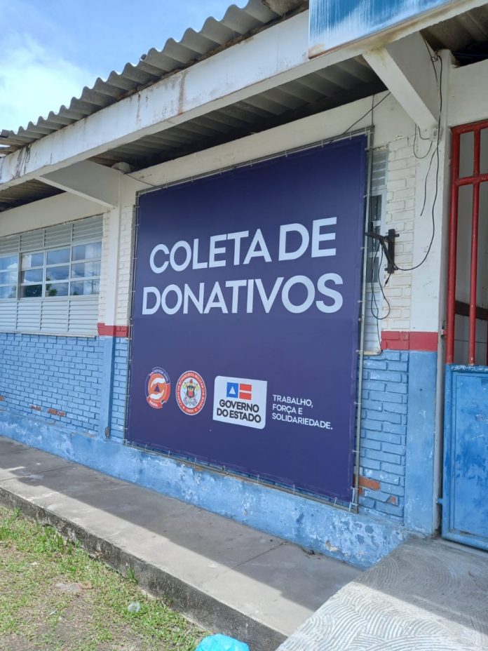 Corpo de Bombeiros monta operação para distribuição de materiais arrecadados