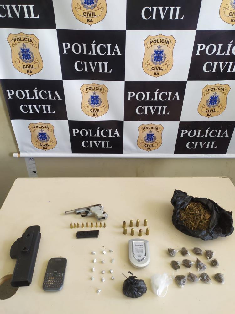 Suspeito de tráfico é preso em Santo Antônio de Jesus