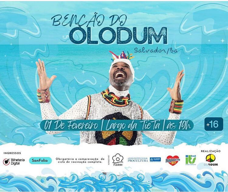 Olodum volta com sua Benção e homenageia Iemanjá