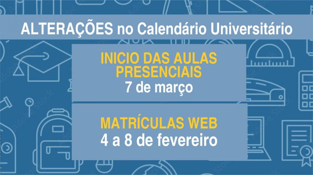 Uefs altera para 7 de março início do semestre letivo presencial 2022.1