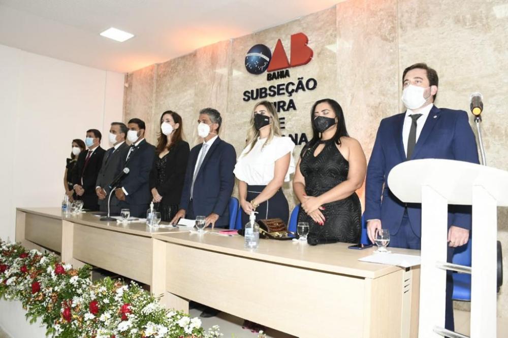 Novos diretores da OAB Subseção Feira empossados oficialmente