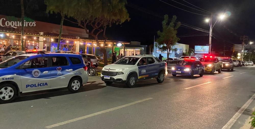 Fiscalização apreendeu 16 aparelhos de som e encerrou uma festa no fim de semana