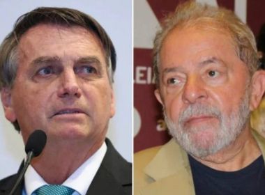 Pesquisa CNT: Lula mantém vantagem sobre Bolsonaro e venceria 2º turno