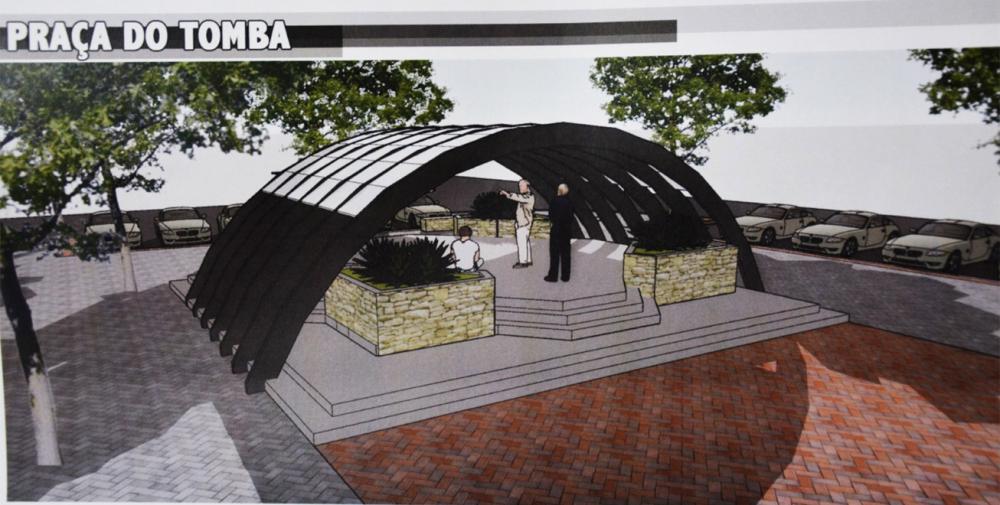 Prefeitura conclui projeto para revitalizar a praça do Tomba